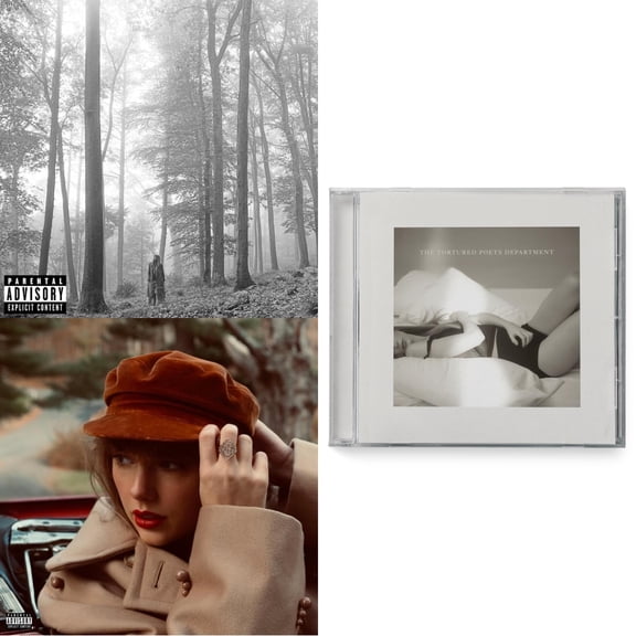 Folklore (X) & Red (Taylor's Version) (Edited) (2CD) & Tortured Poets Department(X) (Manuscript- Bonus Track)