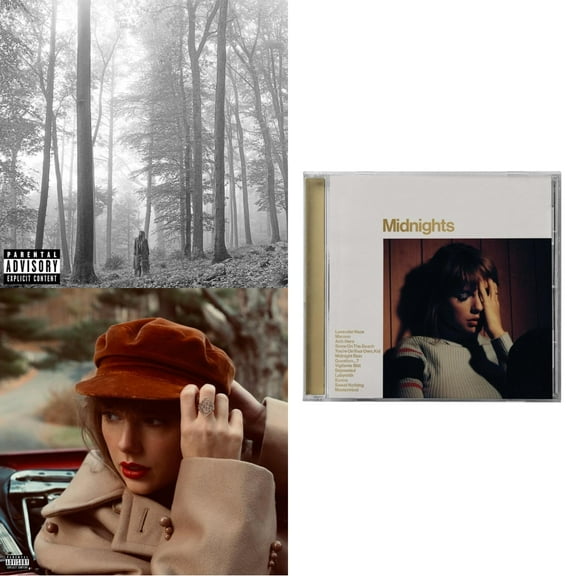 Folklore (X) & Red (Taylor's Version) (X) (2CD) & Midnights (X) (Mahogany CD)