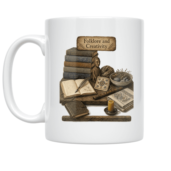 Folklore and Creativity Design - Artistic Souls - 11 oz Ceramic Coffee Mug