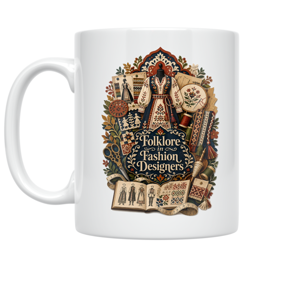Folklore in Fashion Designers - Trendsetter - 11 oz Ceramic Coffee Mug