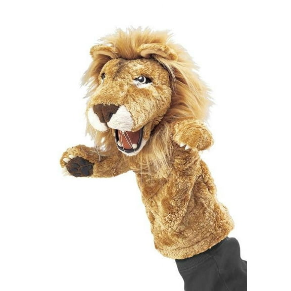 Folkmanis Lion Stage Puppet, Featuring Soft Molded Teeth and Claws