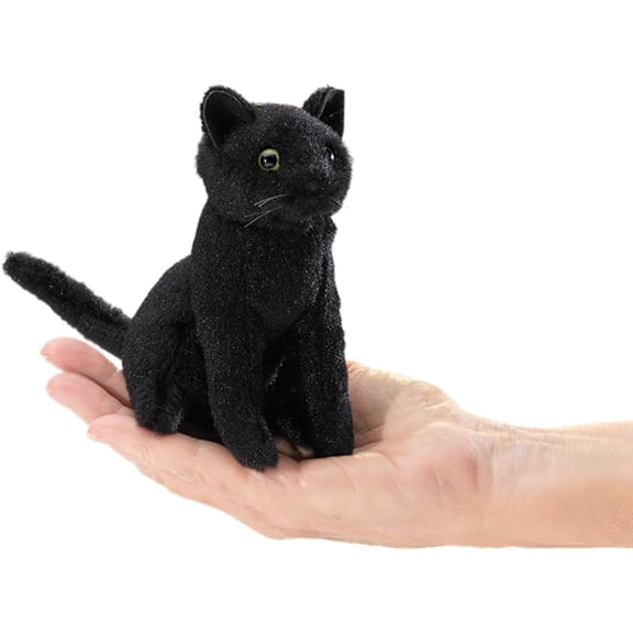 Finger Puppet - Folkmanis - Mini Black Cat