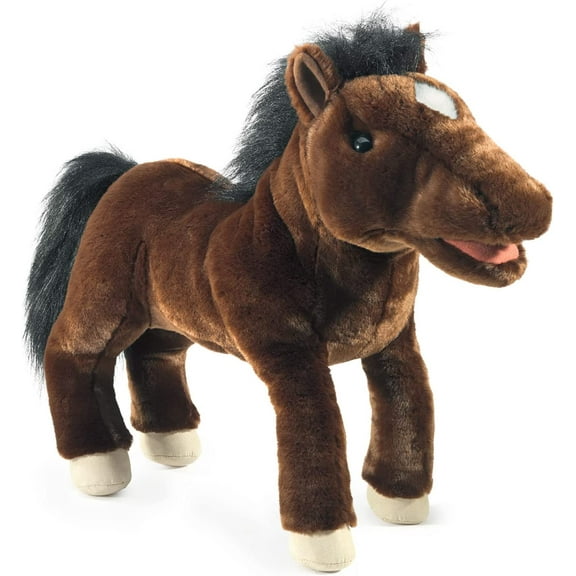 Folkmanis Puppets Brown Horse Hand Puppet