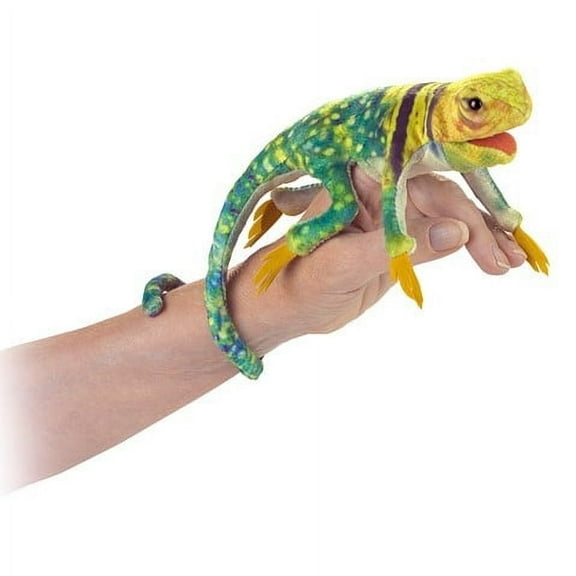 Folkmanis Puppets Collared Lizard Finger Puppet