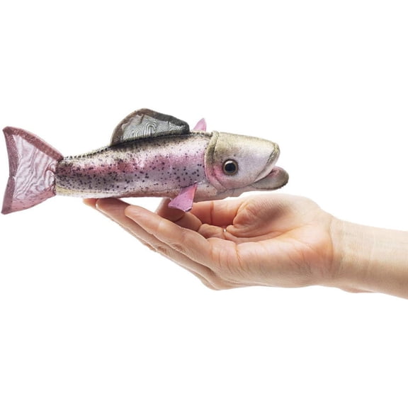 Folkmanis Puppets Rainbow Trout Finger Puppet