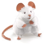 Folkmanis Puppets White Mouse Puppet