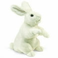 thumbnail image 1 of Folkmanis Standing White Rabbit Hand Puppet, 1 of 3