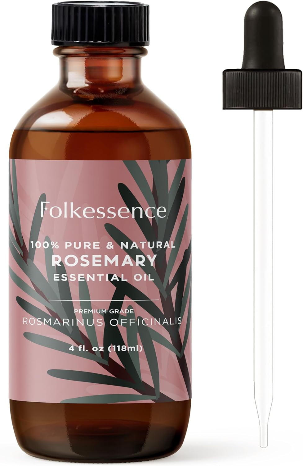 Folkulture Rosemary Essential Oils for Hair Growth, 4 Fl Oz 100 Pure