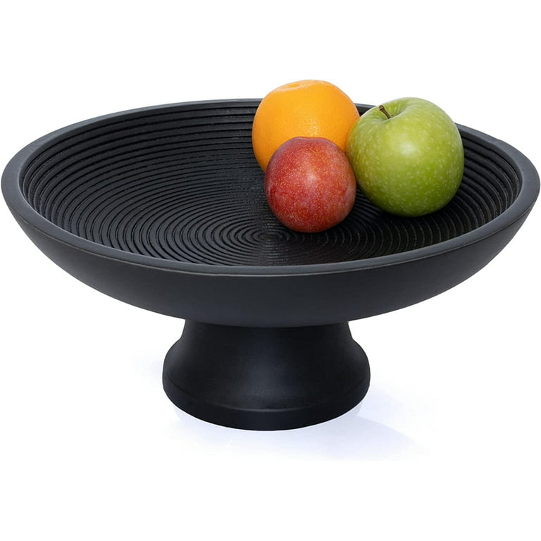 10.4 Inch Fruit Bowl, Fruit Bowl For Kitchen Counter, Pedestal