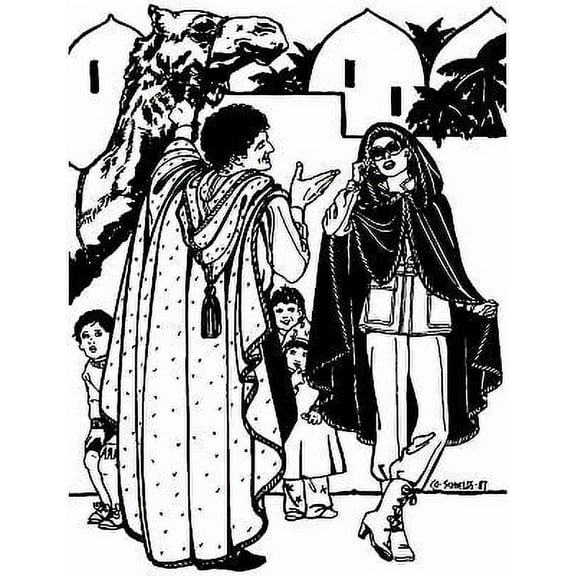 Folkwear #132 Moroccan Burnoose Africa Morocco Cape Wrap Cloak Traditional Sewing Pattern (Pattern Only) folkwear132