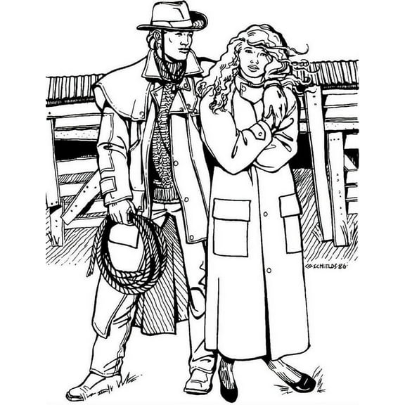 Folkwear #137 Australian Drover's Coat Trench Outback Aussie Sewing Pattern (Pattern Only)