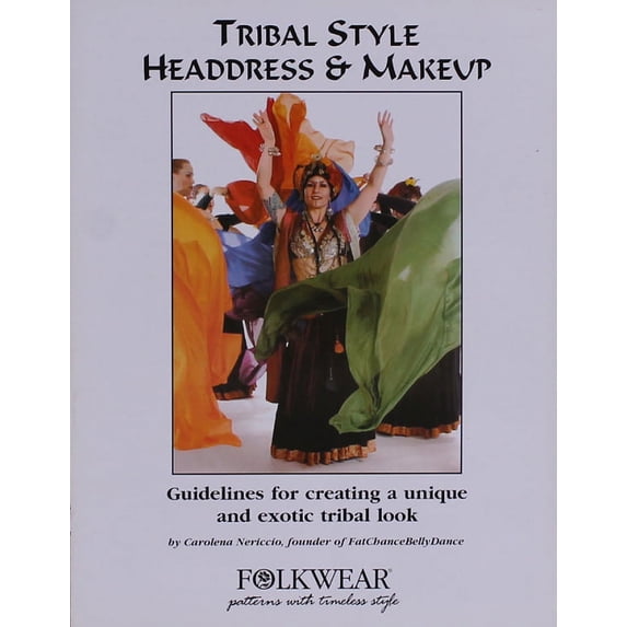 Folkwear American Tribal Style Dance Headdress Turban & Stage Makeup Booklet Instructional Guide Pamphlet