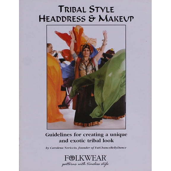 Folkwear American Tribal Style Dance Headdress Turban & Stage Makeup Booklet Instructional Guide Pamphlet