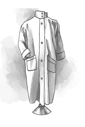 Folkwear Basics Collection Overcoat Winter Coat Sewing Pattern (Pattern Only) folkbasicsovercoat