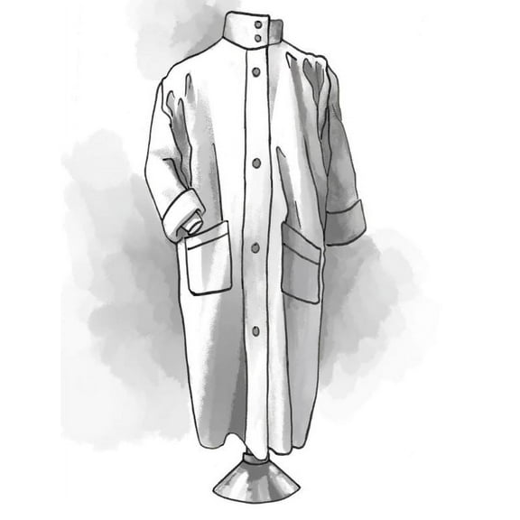 Folkwear Basics Collection Overcoat Winter Coat Sewing Pattern (Pattern Only) folkbasicsovercoat
