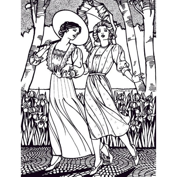 Folkwear Garden Party Dress #220 Sewing Pattern (Pattern Only)