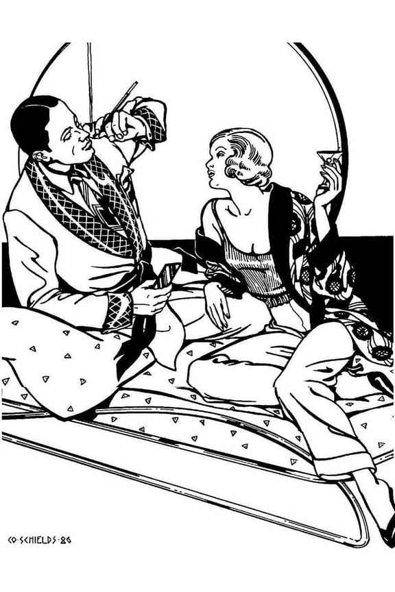 Le Smoking Jacket 1920s and 1930s Jackets Tank Top #238 Sewing Pattern (Pattern Only)