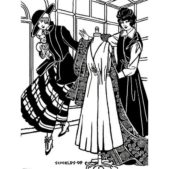 Folkwear Traveling Suit #508 Jacket Coat Jumper Dress Parisian World War I Era Sewing Pattern (Pattern Only) folkwear508