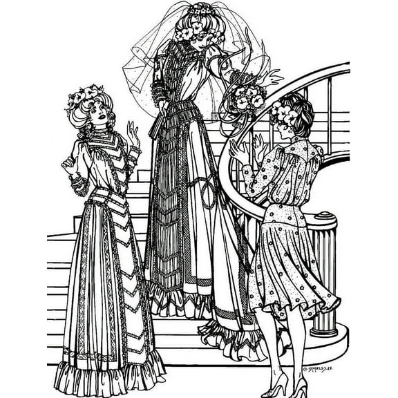 Folkwear Vintage Wedding Dress Edwardian Bridal Gown & Afternoon Dress #227 Sewing Pattern (Pattern Only)