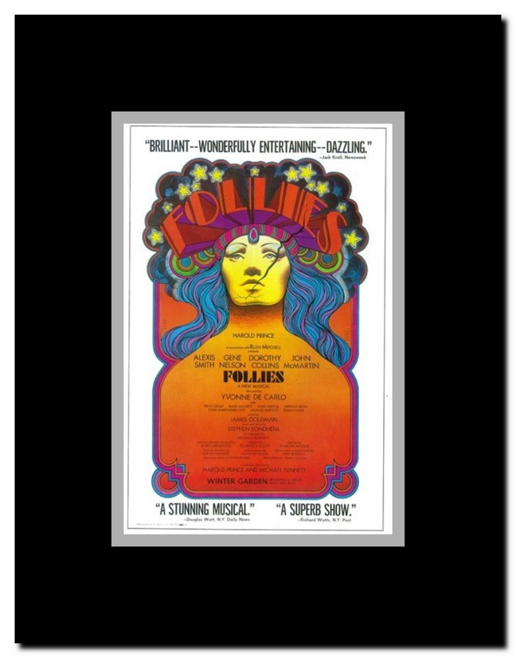 Follies (Broadway) Framed Movie Poster