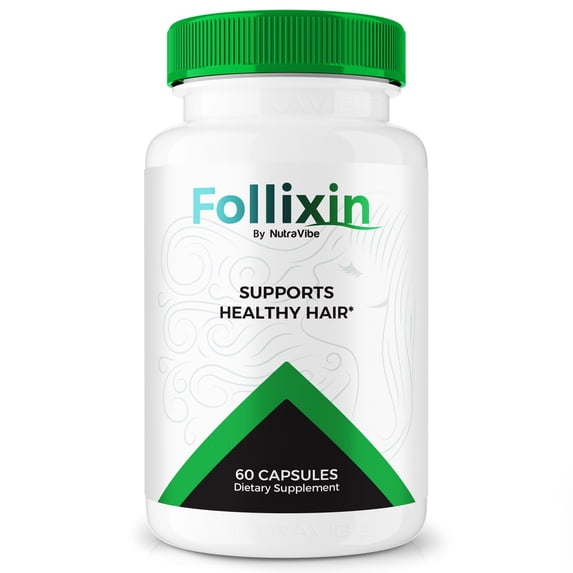 Follixin Capsules, Official Formula Advanced Hair Care Pills for Thicker, Fuller, and Healthier Hair, The Ultimate Hair Revival and Regrowth Solution, Reviews (60 Capsules)