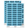 thumbnail image 1 of Follow Directions Stop Sign Teacher Student School Sticker Set - Light Blue - Gloss Finish - 1.5" Small, 1 of 7