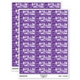 thumbnail image 1 of Follow Directions Stop Sign Teacher Student School Sticker Set - Purple - Gloss Finish - 1.75" Medium, 1 of 7