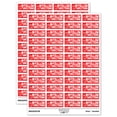 thumbnail image 1 of Follow Directions Stop Sign Teacher Student School Sticker Set - Red - Gloss Finish - 1.25" Mini, 1 of 7