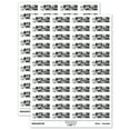 thumbnail image 1 of Follow Directions Stop Sign Teacher Student School Sticker Set - White - Matte Finish - 1.25" Mini, 1 of 7