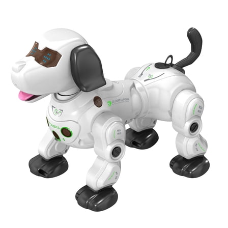 Follow Dog Robot Toys For Kids Smart Remote Control Robot Touch Sensing Interactive Robotic Pet Toy With Gesture Control Sound Effects Dancing Walking For Boys Girls Gift Idea