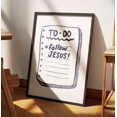 thumbnail image 1 of Follow Jesus To Do Retro Poster Trendy Classroom Decor, Stretched Canvas 8x10in, 1 of 4