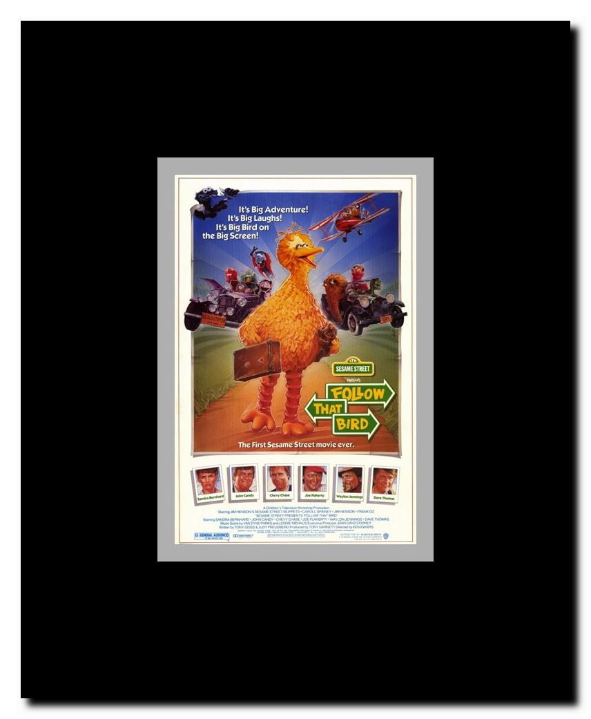 Follow That Bird Framed Movie Poster