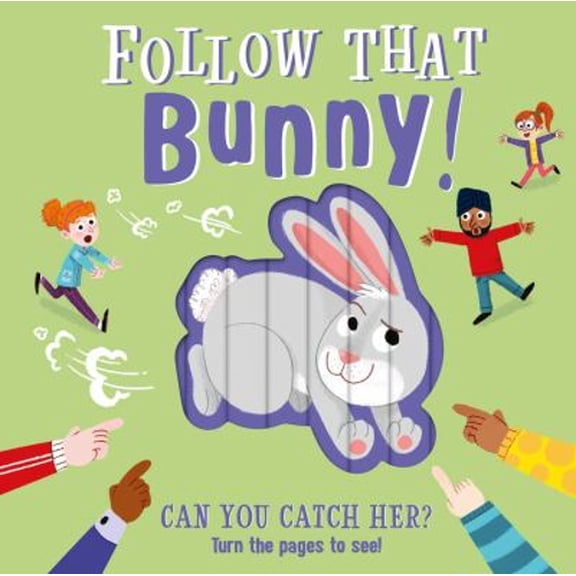 Pre-Owned Follow That Bunny! : Interactive Board Book (Board Book) 9781800228030