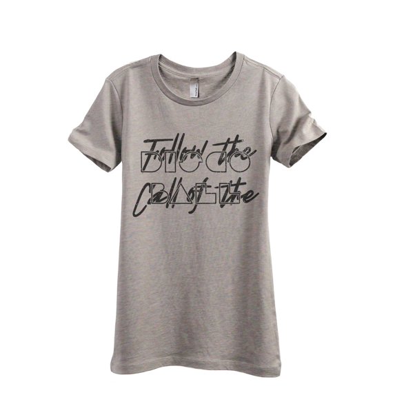 Follow The Call Of The Disco Ball Women's Fashion Relaxed T-Shirt Tee Heather Tan 2X-Large