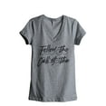 thumbnail image 1 of Follow The Call Of The Disco Ball Women's Fashion Relaxed V-Neck T-Shirt Tee Heather Grey X-Large, 1 of 5
