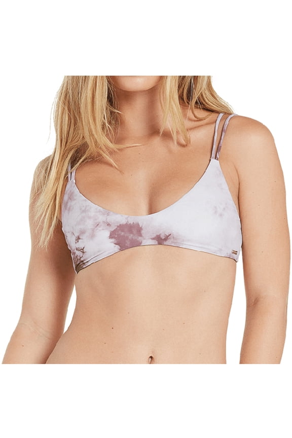 Juniors' Follow The Cloud Scoop-Neck Bikini Top Eggplant L
