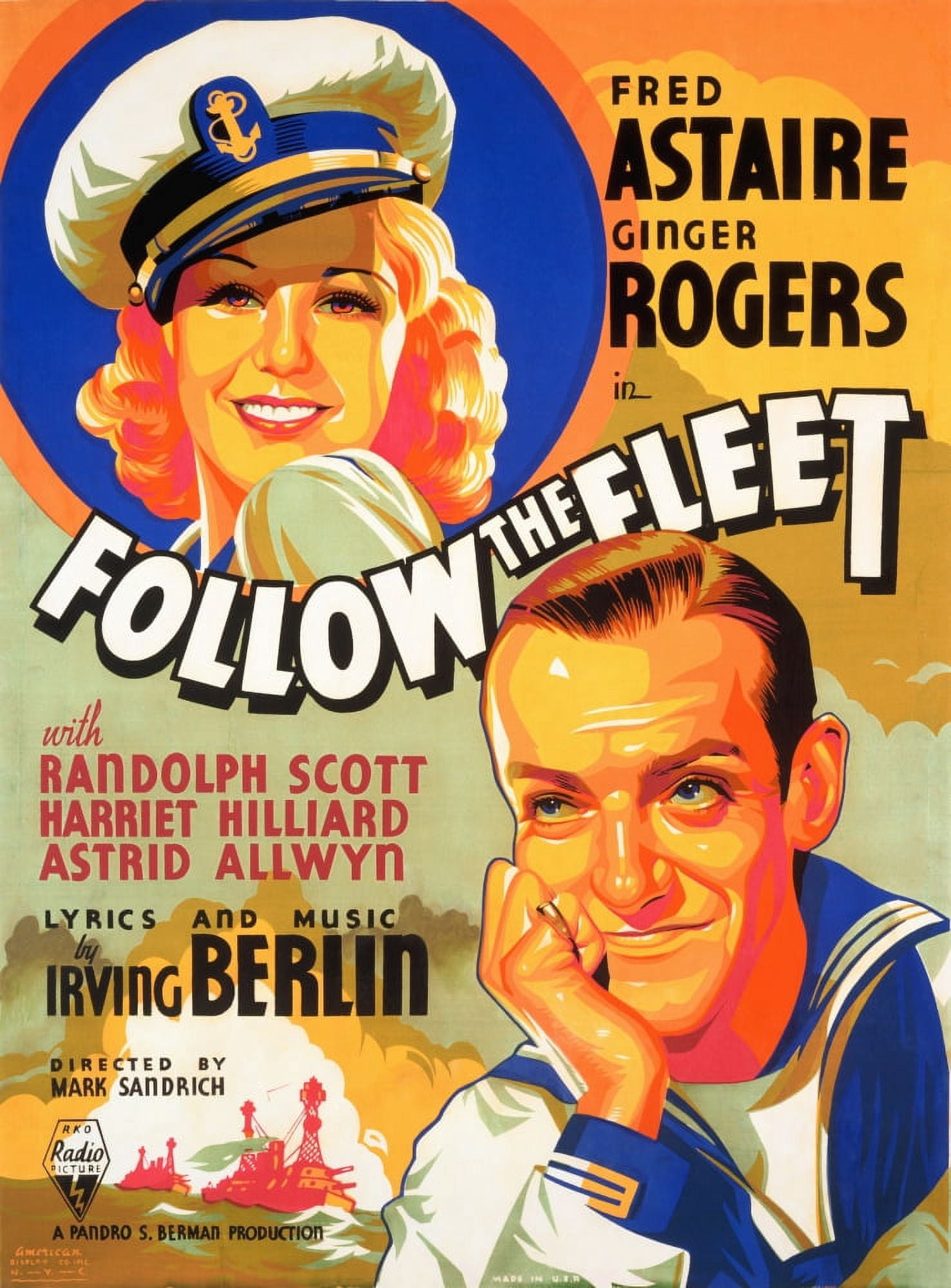 Follow The Fleet Canvas Art - (11 x 17)