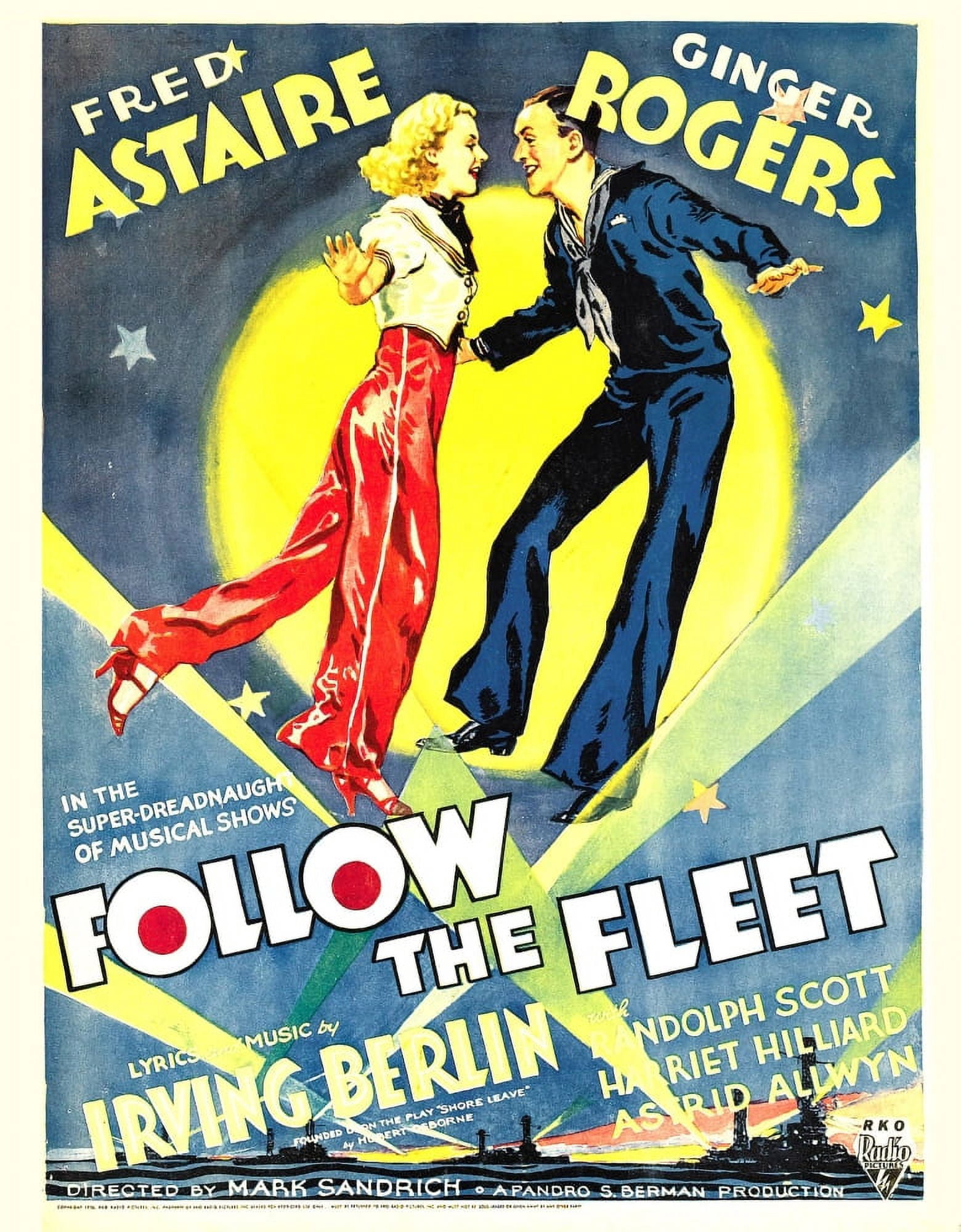 Follow The Fleet Canvas Art -  (11 x 17)
