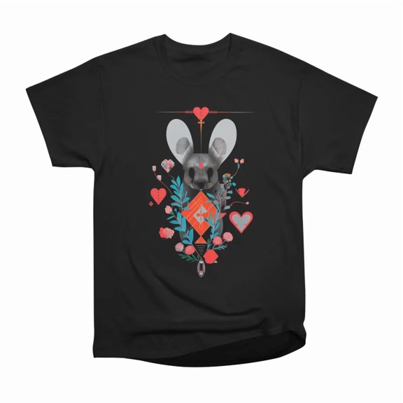 Follow The Rabbit T-Shirt Tee Gift For Him Merch For Her Apparel For Friend