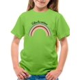 thumbnail image 1 of Follow The Rainbows Retro  T-Shirt Juniors -Image by Shutterstock,  Large, 1 of 4