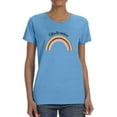 thumbnail image 1 of Follow The Rainbows Retro  T-Shirt Women -Image by Shutterstock, Female Medium, 1 of 4