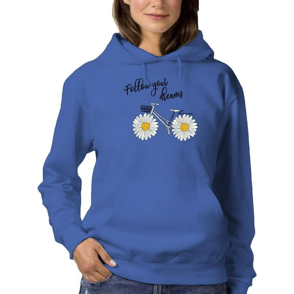 Follow Your Dreams Daisies  Hoodie Women -Image by Shutterstock, Female XX-Large