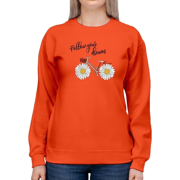 Follow Your Dreams Daisies Sweatshirt Women -Image by Shutterstock, Female 3X-Large