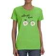 thumbnail image 1 of Follow Your Dreams Daisies  T-Shirt Women -Image by Shutterstock, Female XX-Large, 1 of 4