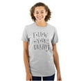 thumbnail image 1 of Follow Your Dreams Inspirational Women's Graphic T Shirt Tees Brisco Brands M, 1 of 5