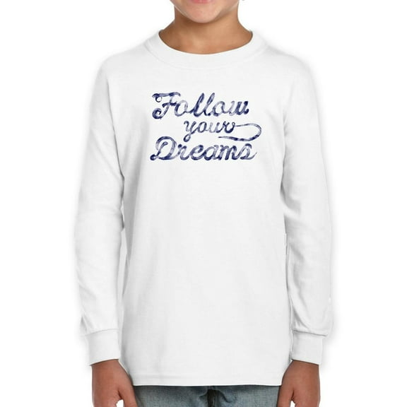 Follow Your Dreams Watercolors Long Sleeve Toddler -Image by Shutterstock, 4 Toddler