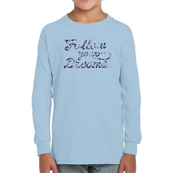 Follow Your Dreams Watercolors Long Sleeve Toddler -Image by Shutterstock,  5 Toddler