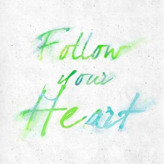 Follow Your Heart Border Canvas Art - Sundance Studio (24 x 24)