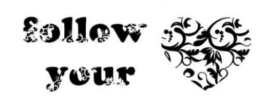 Follow Your Heart Canvas Art - Anna Quach (10 x 20)
