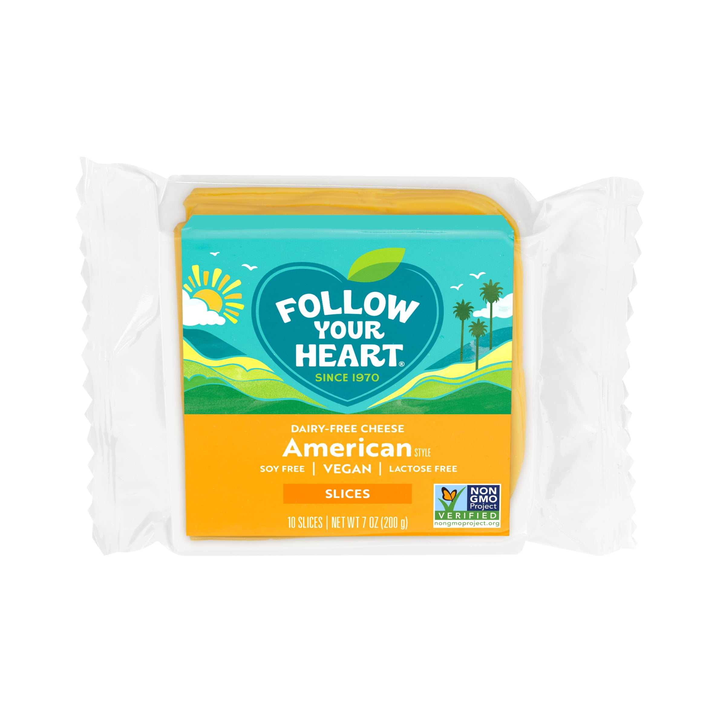 Follow Your Heart Gluten Free, Vegan, American Style Dairy Free Cheese